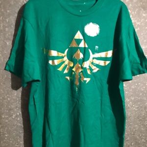 Legend of Zelda Skyward Sword Gold Foil T Shirt